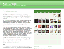 Tablet Screenshot of musicarcades.com